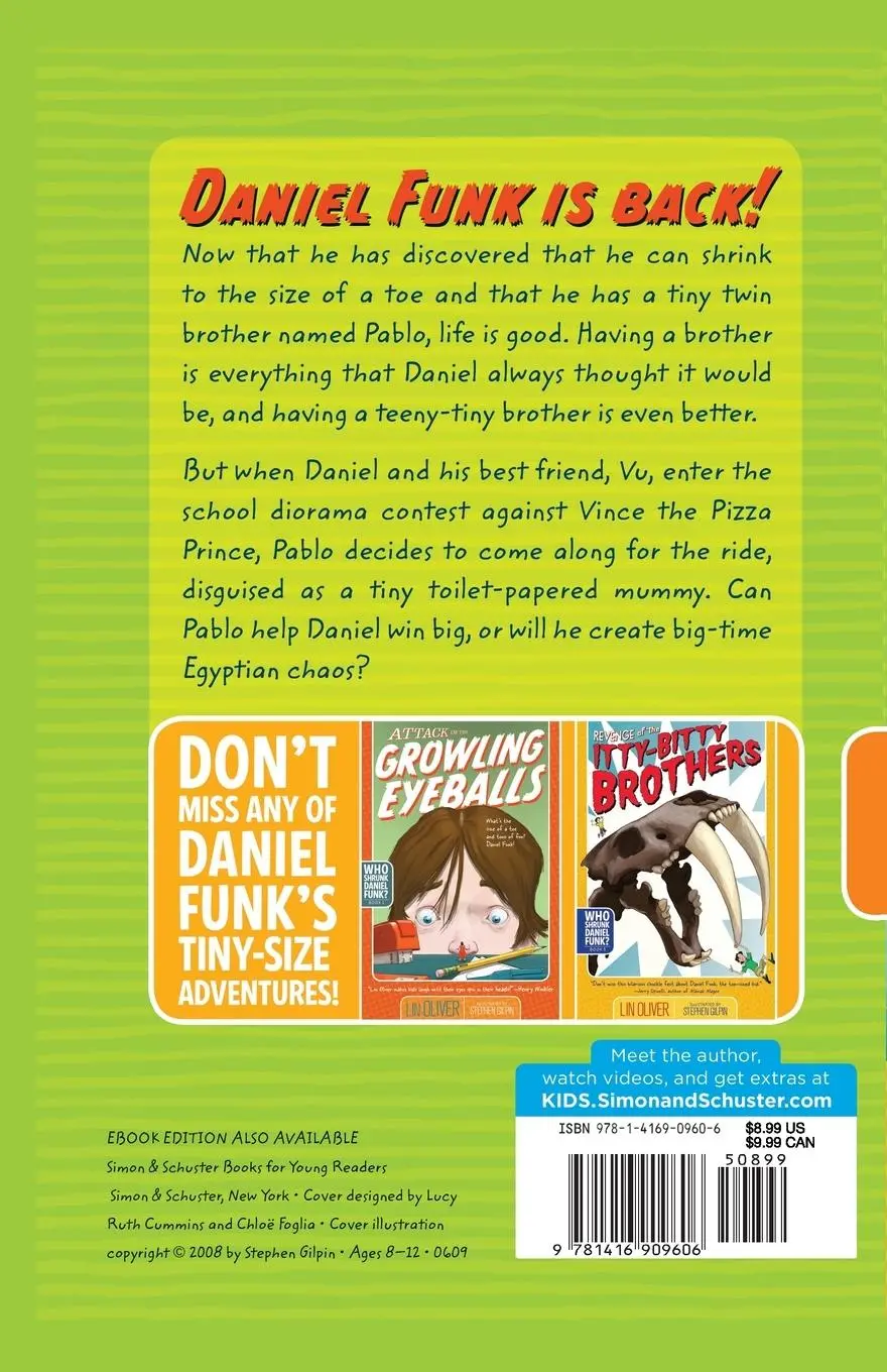 Rückseite: 9781416909606 | Escape of the Mini-Mummy | Lin Oliver | Taschenbuch | Englisch | 2009