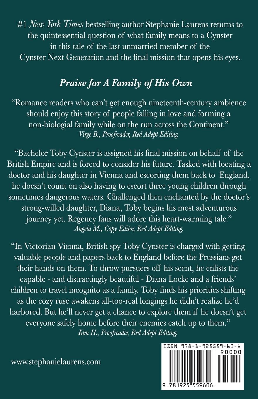 Rückseite: 9781925559606 | A Family Of His Own | Stephanie Laurens | Taschenbuch | Englisch