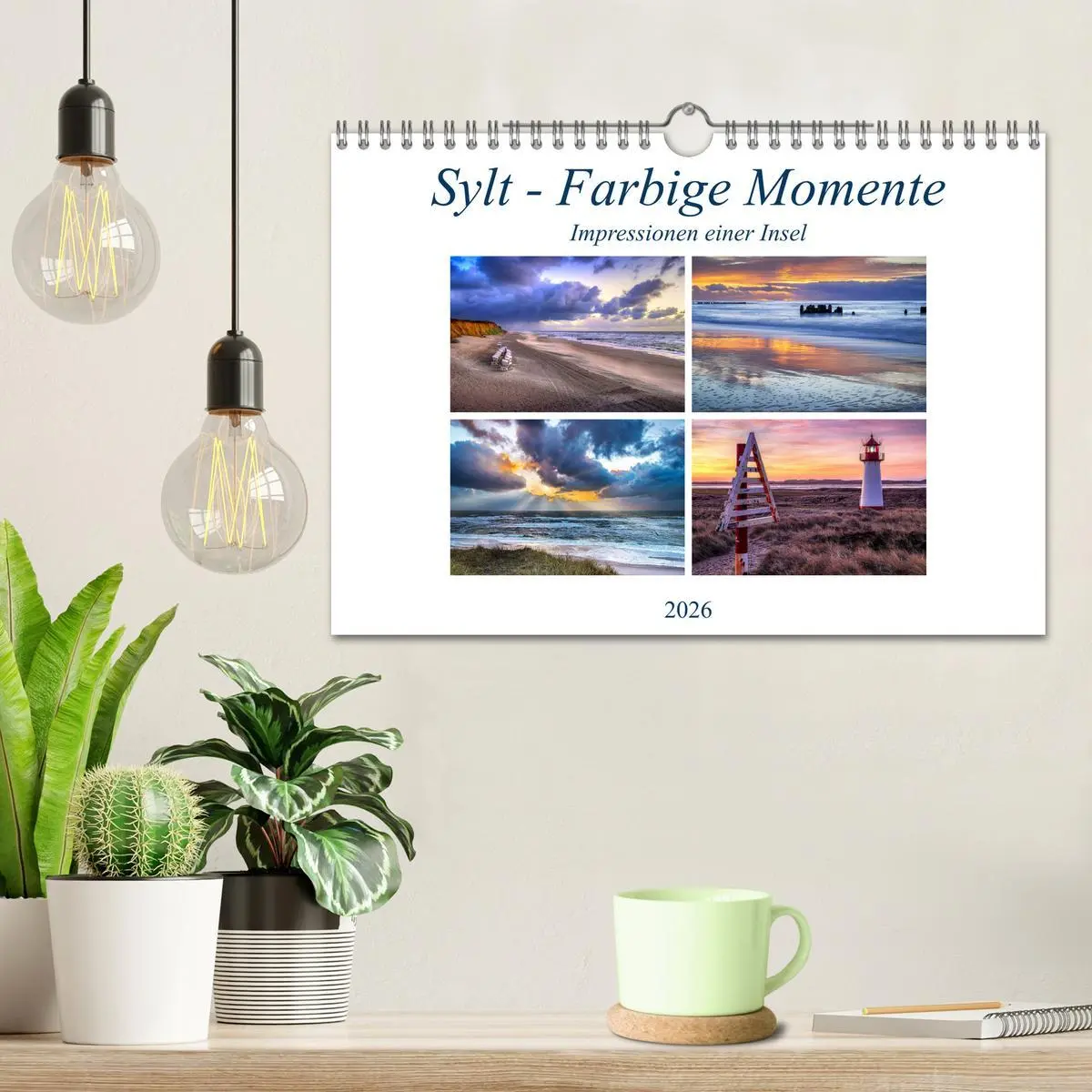Bild: 9783457919606 | Sylt - Farbige Momente (Wandkalender 2026 DIN A4 quer), CALVENDO...