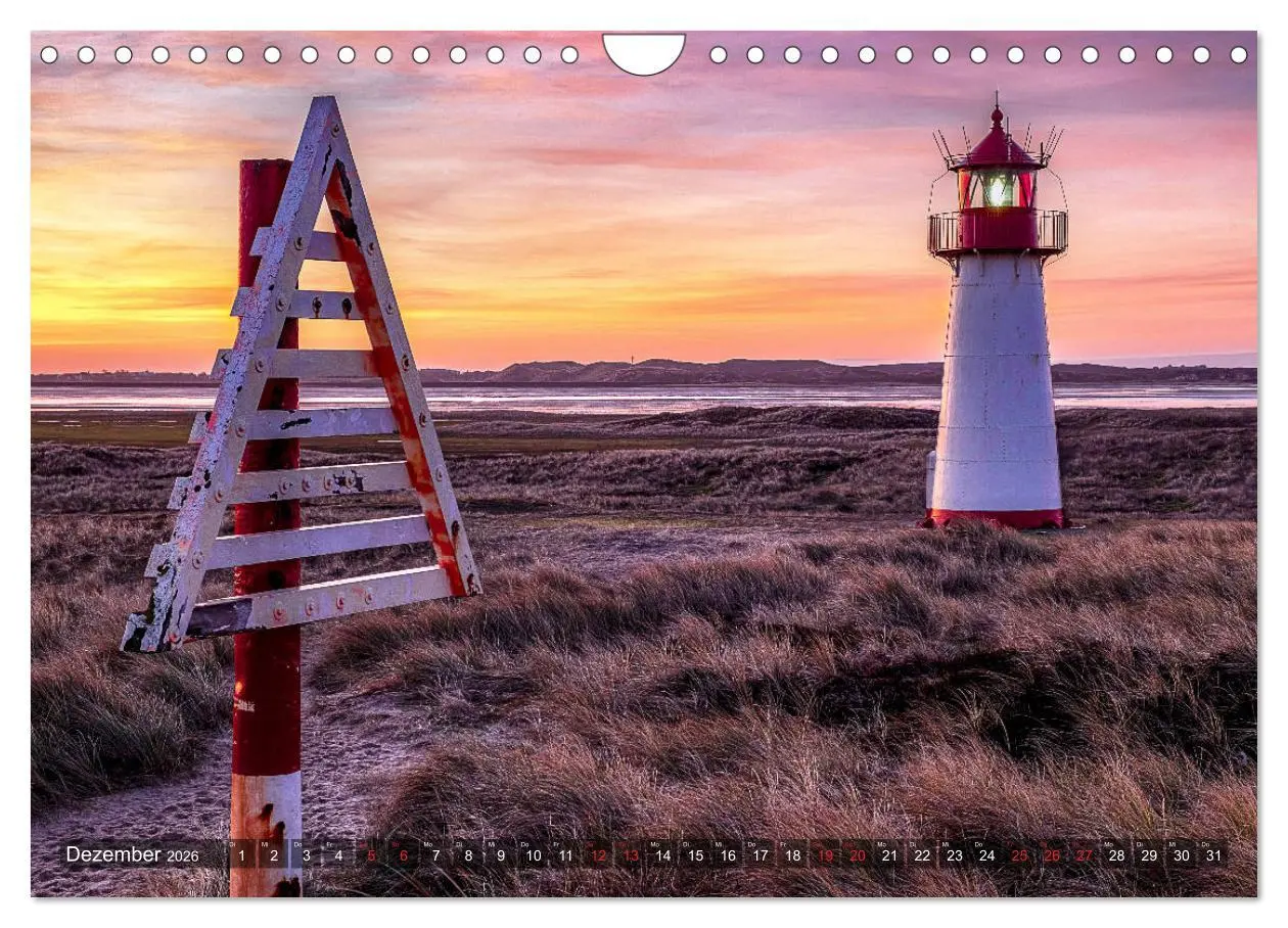 Bild: 9783457919606 | Sylt - Farbige Momente (Wandkalender 2026 DIN A4 quer), CALVENDO...