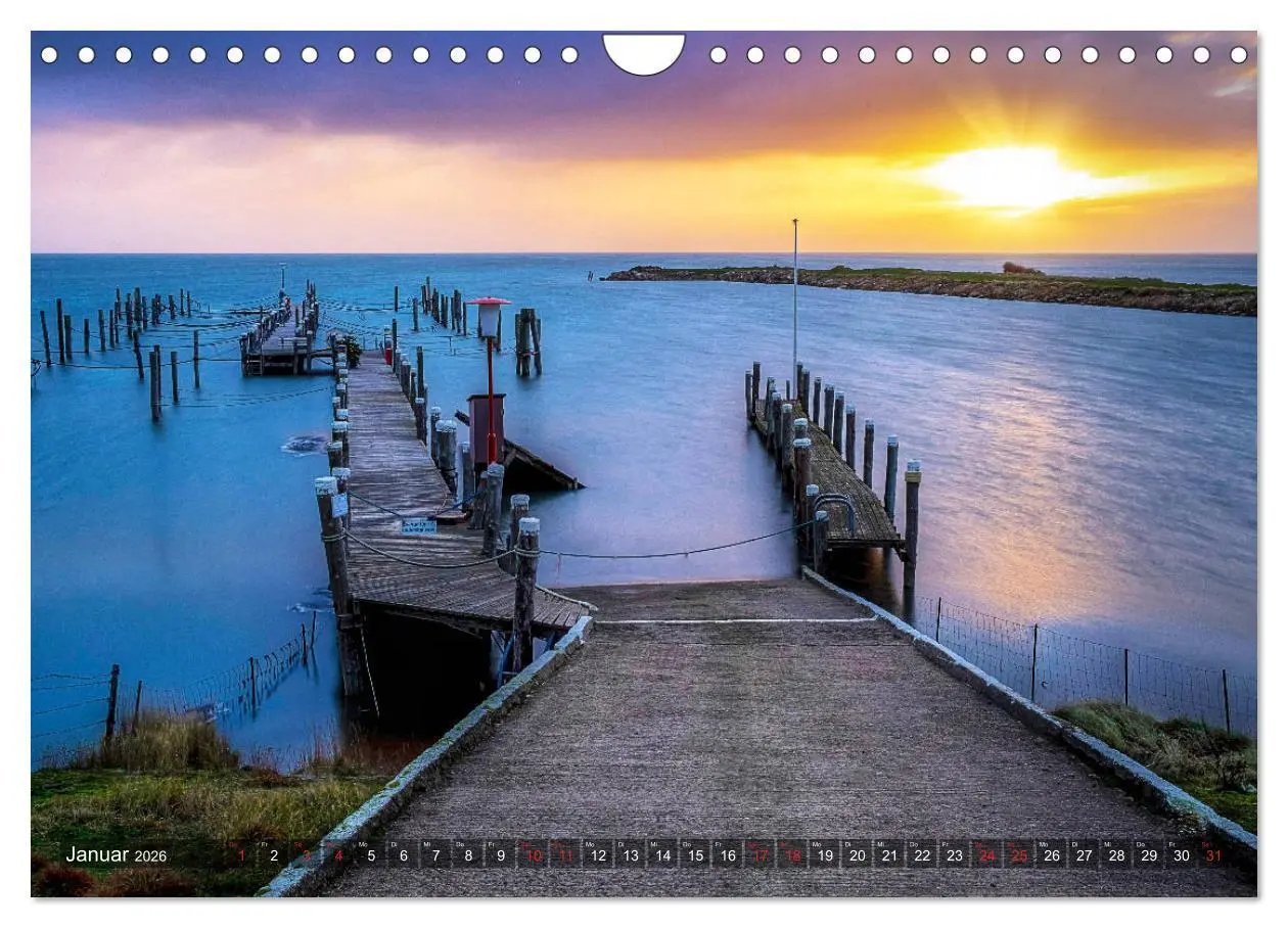 Bild: 9783457919606 | Sylt - Farbige Momente (Wandkalender 2026 DIN A4 quer), CALVENDO...