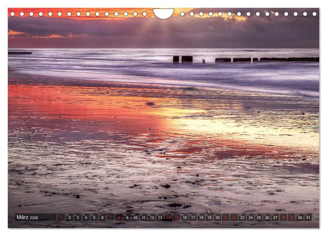 Bild: 9783457919606 | Sylt - Farbige Momente (Wandkalender 2026 DIN A4 quer), CALVENDO...