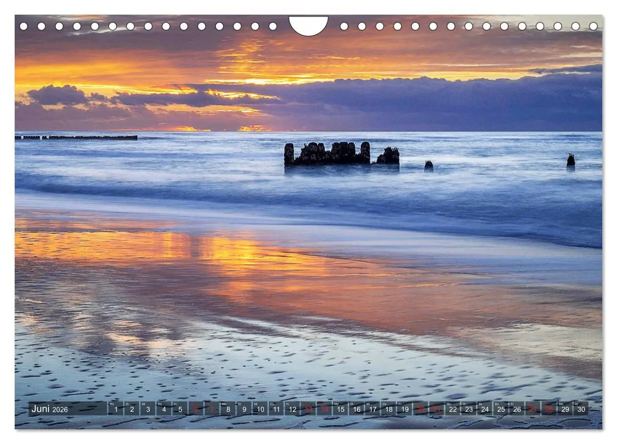 Bild: 9783457919606 | Sylt - Farbige Momente (Wandkalender 2026 DIN A4 quer), CALVENDO...