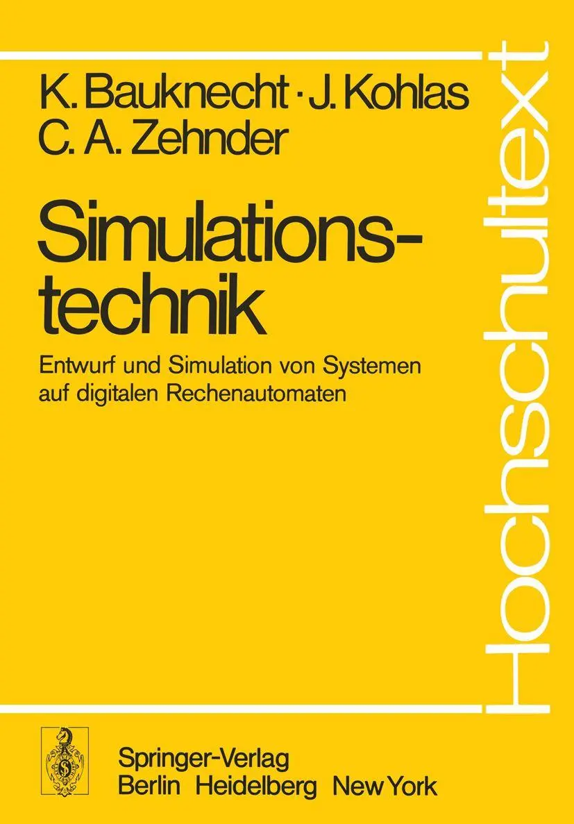 Cover: 9783540079606 | Simulationstechnik | K. Bauknecht (u. a.) | Taschenbuch | v | Deutsch