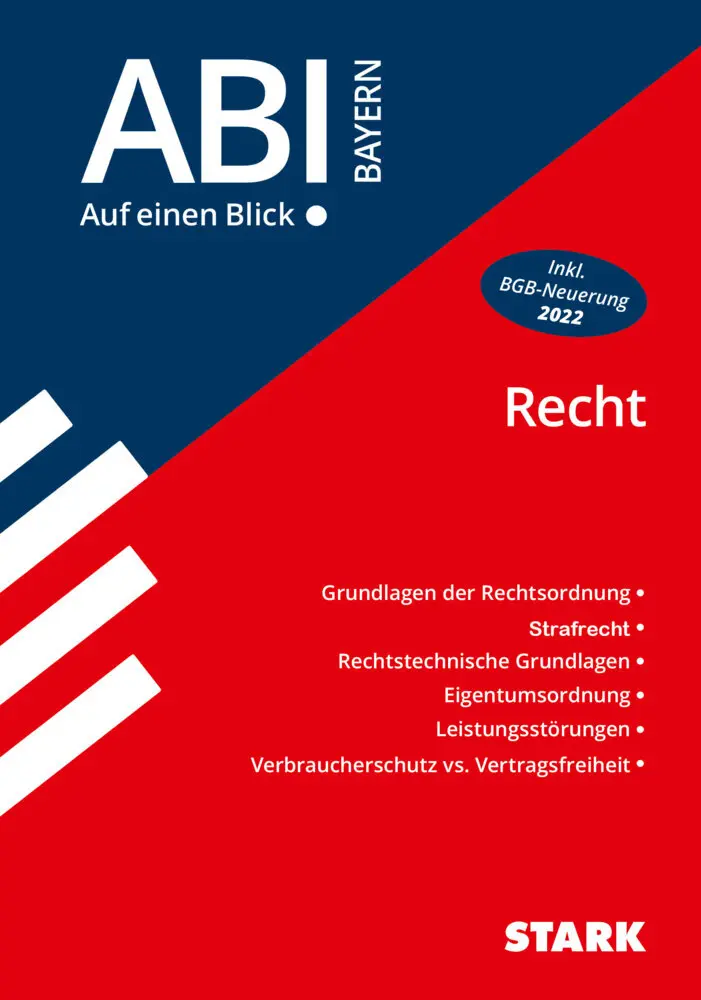 Cover: 9783849059606 | STARK Wirtschaft und Recht - Abi - Auf einen Blick! 2025 Bayern -...