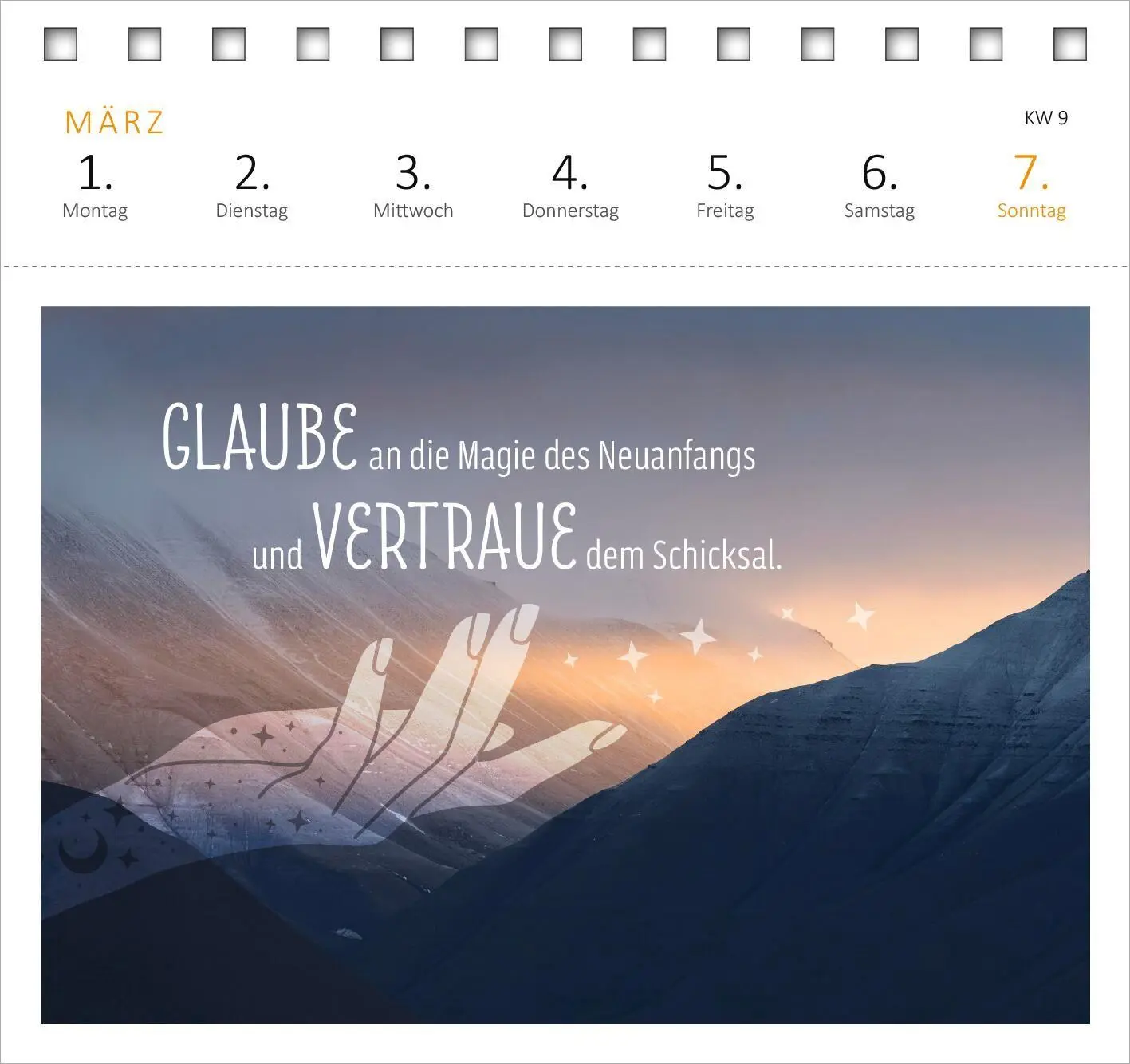 Bild: 4014489139706 | Postkartenkalender Mein magisches Jahr 2027 | Kalender | 108 S. | 2027