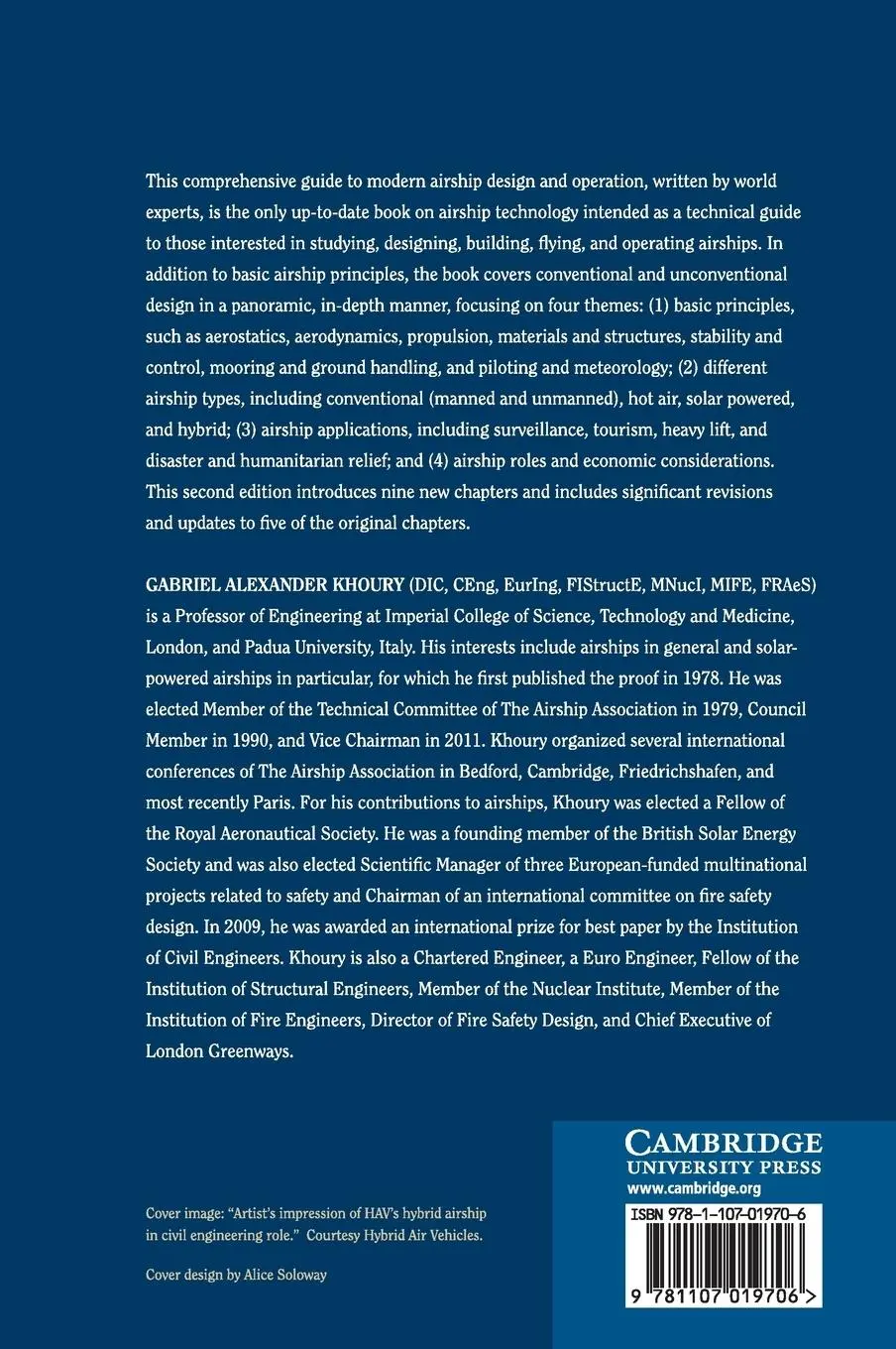 Rückseite: 9781107019706 | Airship Technology, 2nd Edition | Gabriel Khoury | Buch | Englisch
