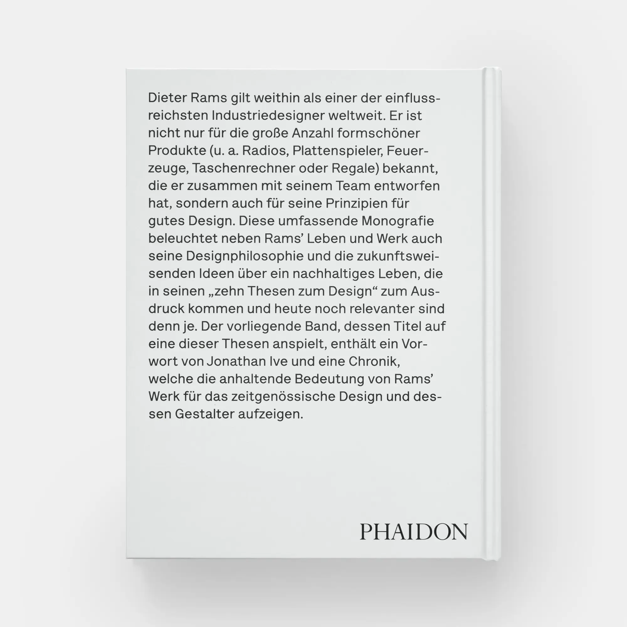 Bild: 9781838669706 | Dieter Rams: So wenig Design wie möglich | Jonathan Ive (u. a.) | Buch