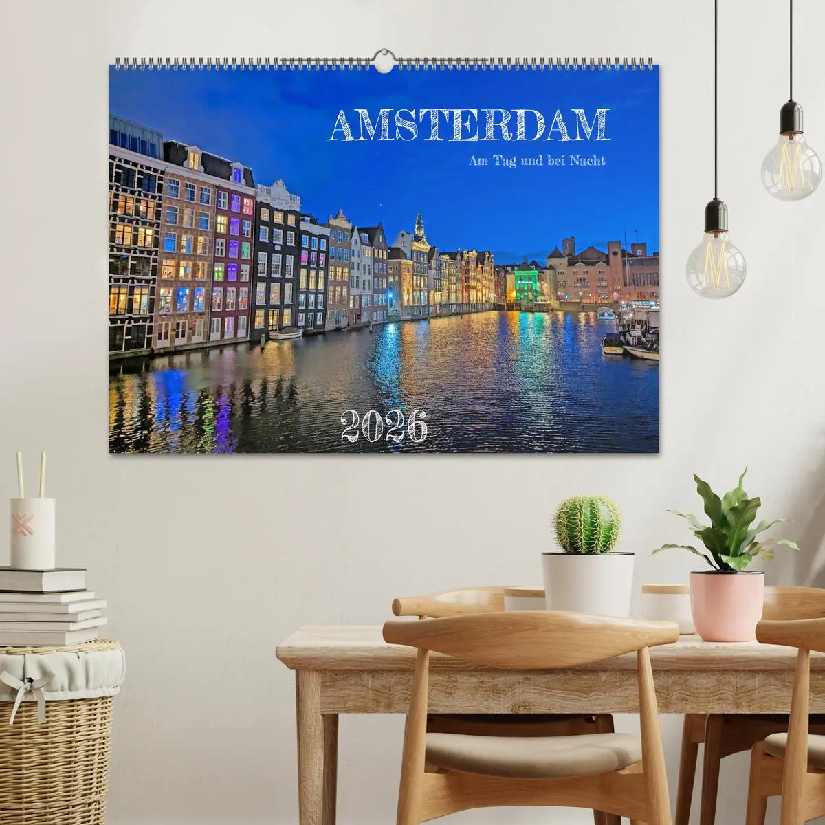 Bild: 9783457529706 | Amsterdam am Tag und bei Nacht (Wandkalender 2026 DIN A2 quer),...
