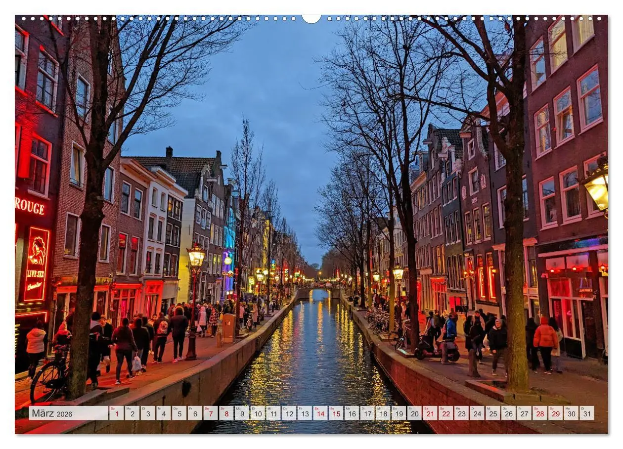 Bild: 9783457529706 | Amsterdam am Tag und bei Nacht (Wandkalender 2026 DIN A2 quer),...