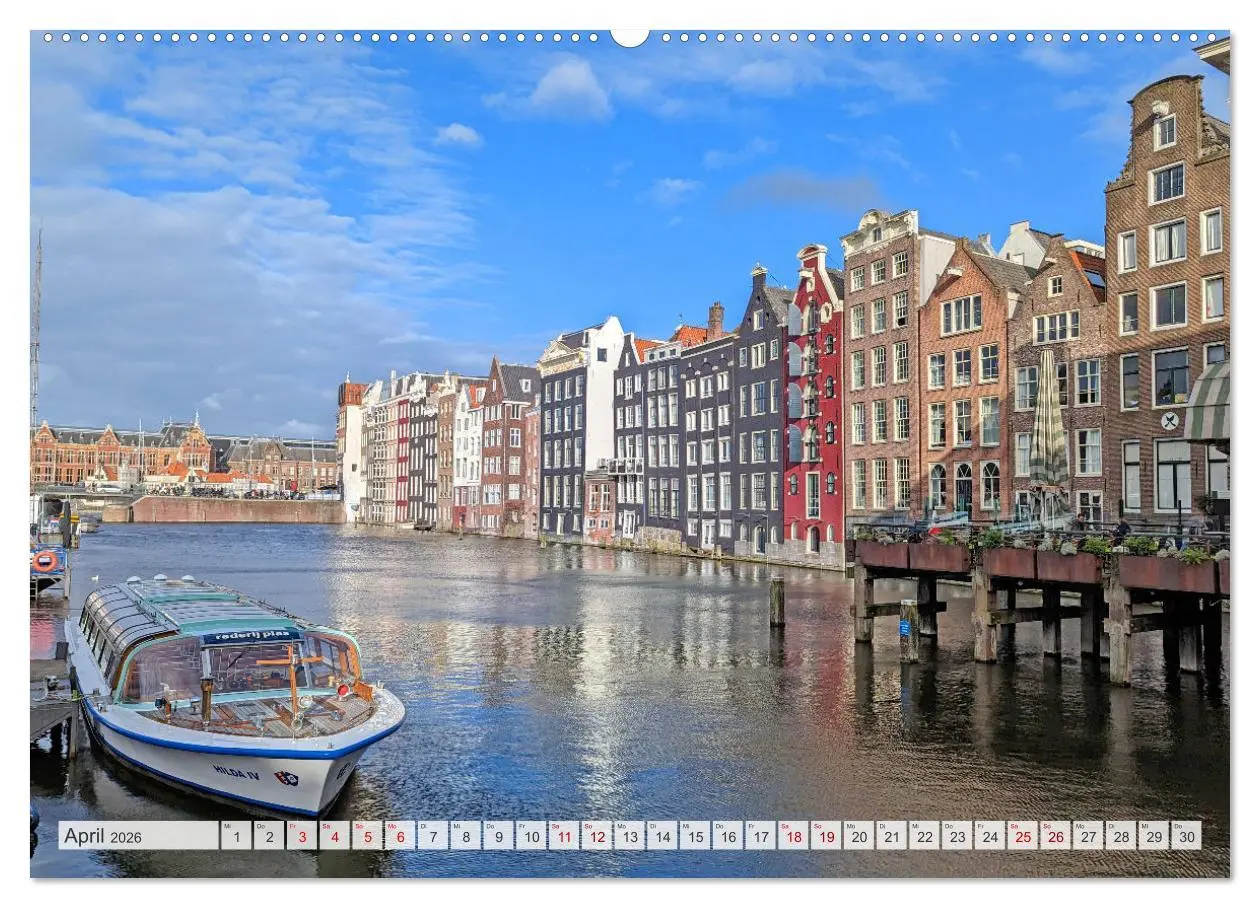 Bild: 9783457529706 | Amsterdam am Tag und bei Nacht (Wandkalender 2026 DIN A2 quer),...