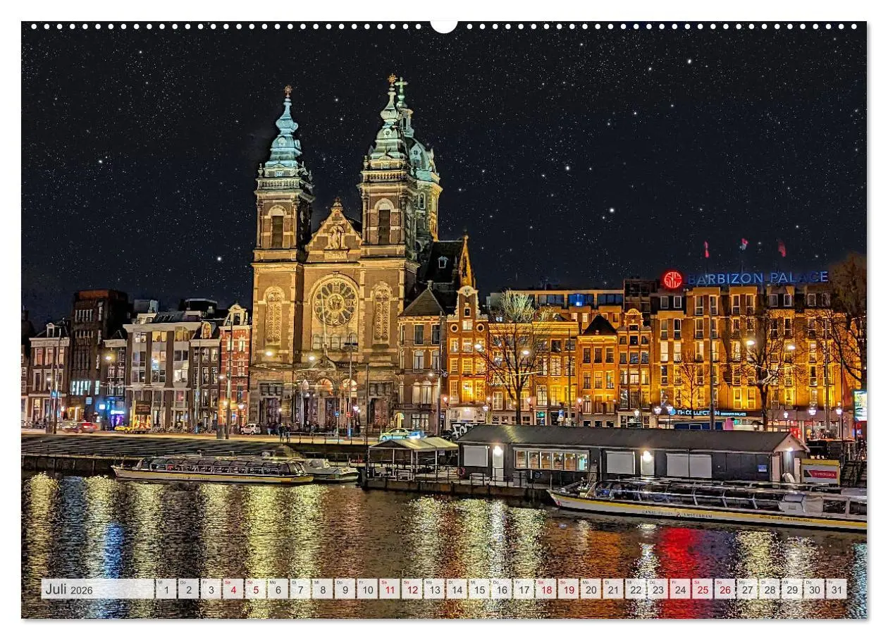 Bild: 9783457529706 | Amsterdam am Tag und bei Nacht (Wandkalender 2026 DIN A2 quer),...