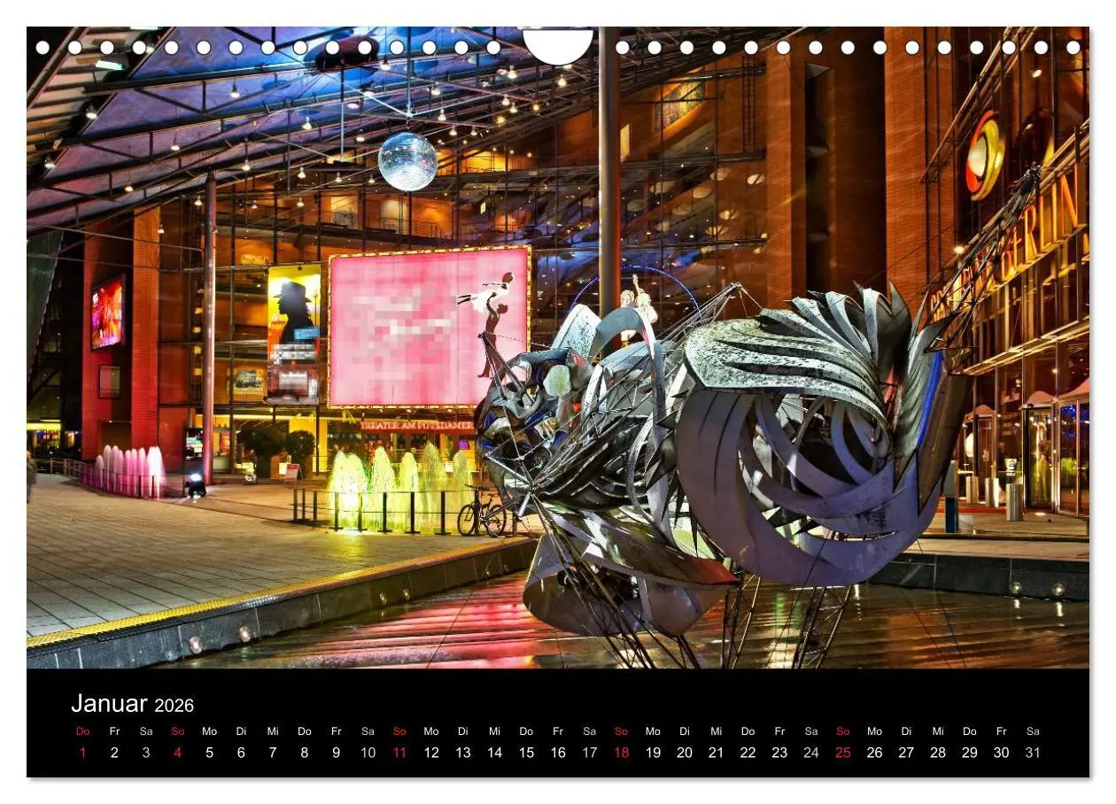 Bild: 9783516169706 | Berlin bei Nacht (Wandkalender 2026 DIN A4 quer), CALVENDO...