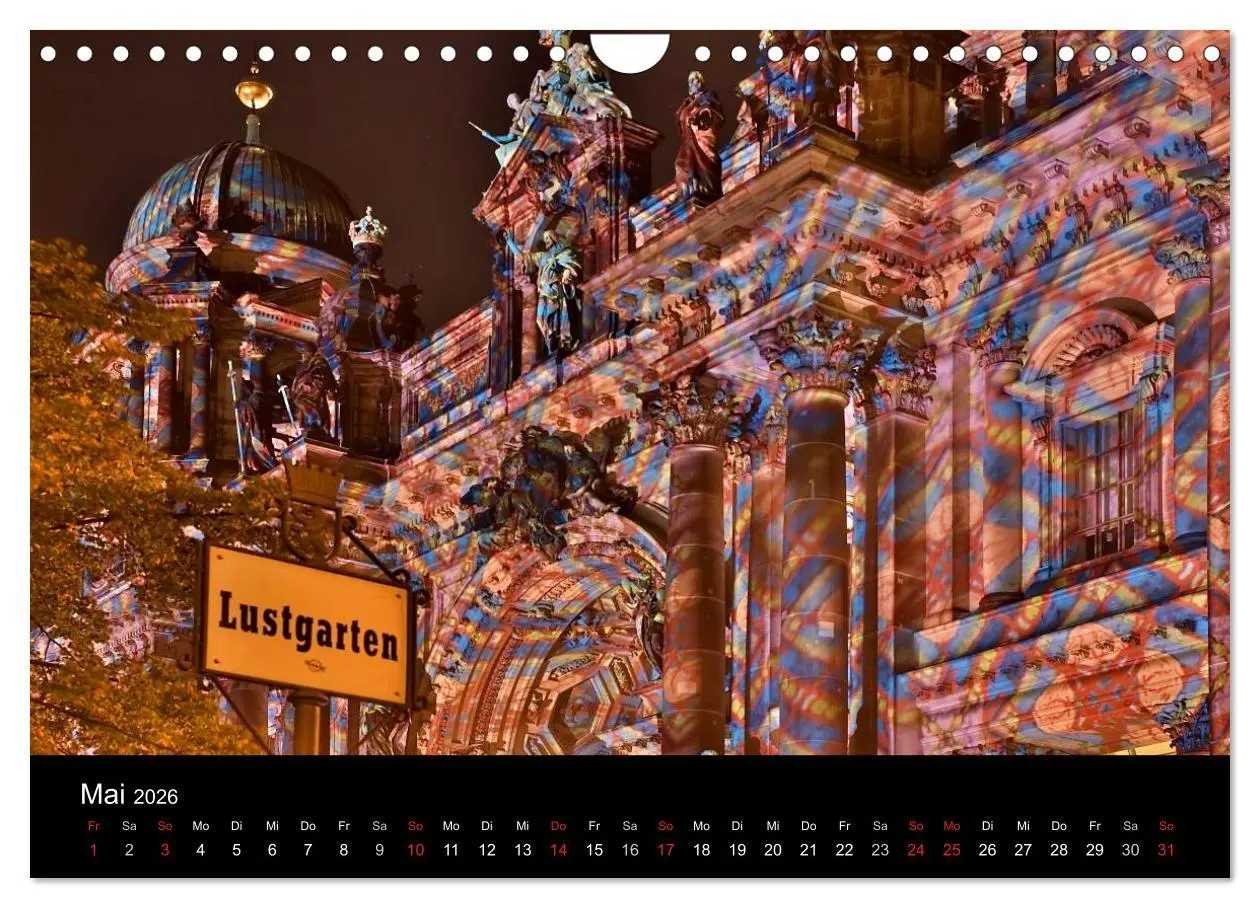 Bild: 9783516169706 | Berlin bei Nacht (Wandkalender 2026 DIN A4 quer), CALVENDO...