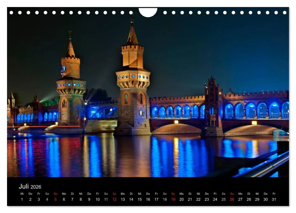 Bild: 9783516169706 | Berlin bei Nacht (Wandkalender 2026 DIN A4 quer), CALVENDO...