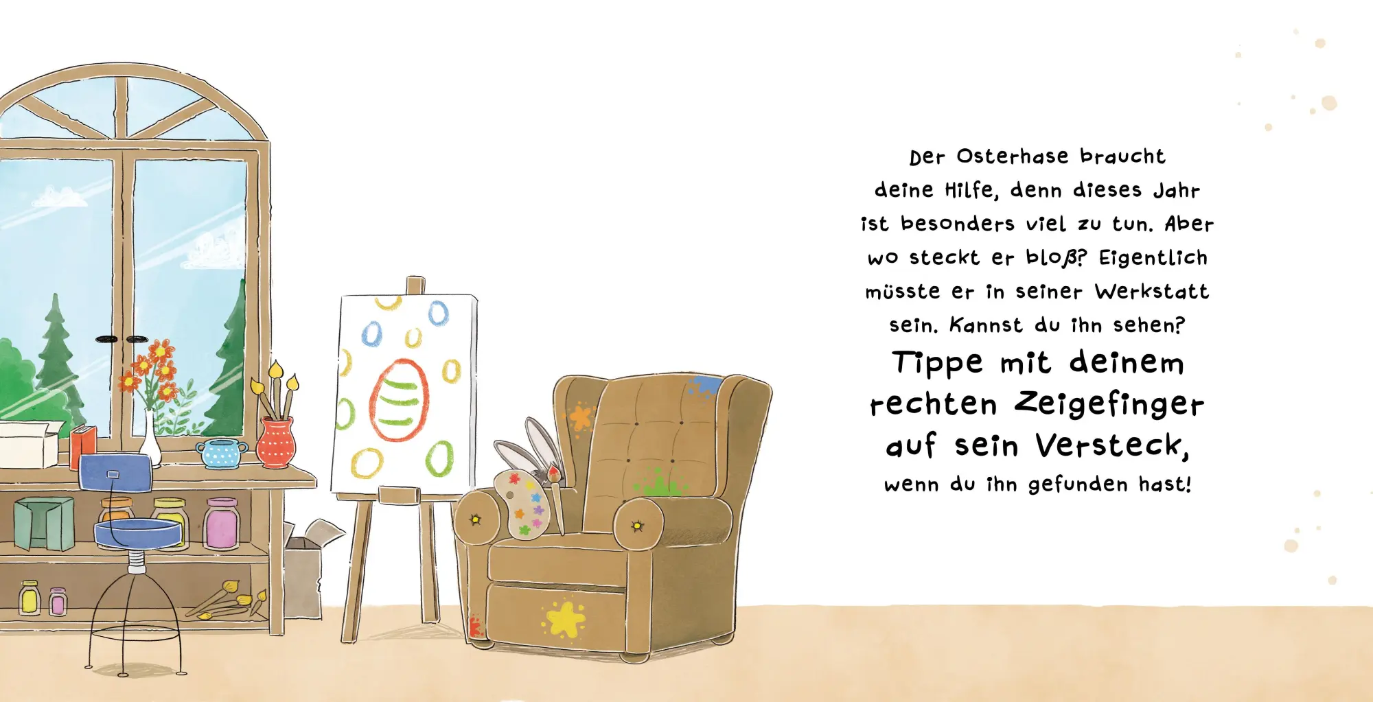 Bild: 9783809449706 | Such den Osterhasen. Ein Oster-Mitmachbuch. Zum Schütteln,...
