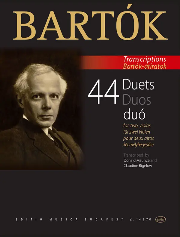 Cover: 9790080149706 | 44 Duets for two violas | Béla Bartók | EMB Music of Bela Bartok