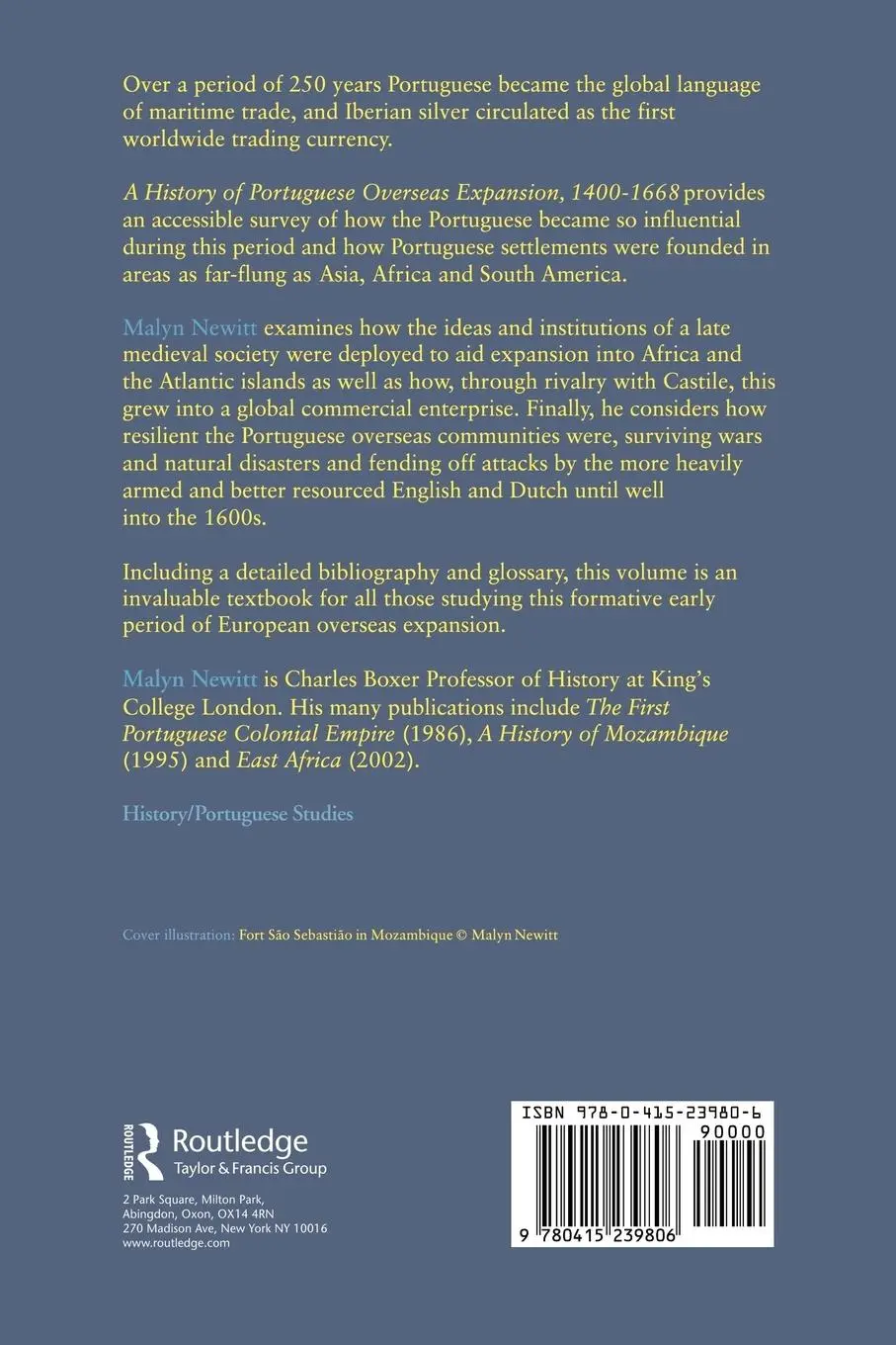 Rückseite: 9780415239806 | A History of Portuguese Overseas Expansion 1400-1668 | Malyn Newitt