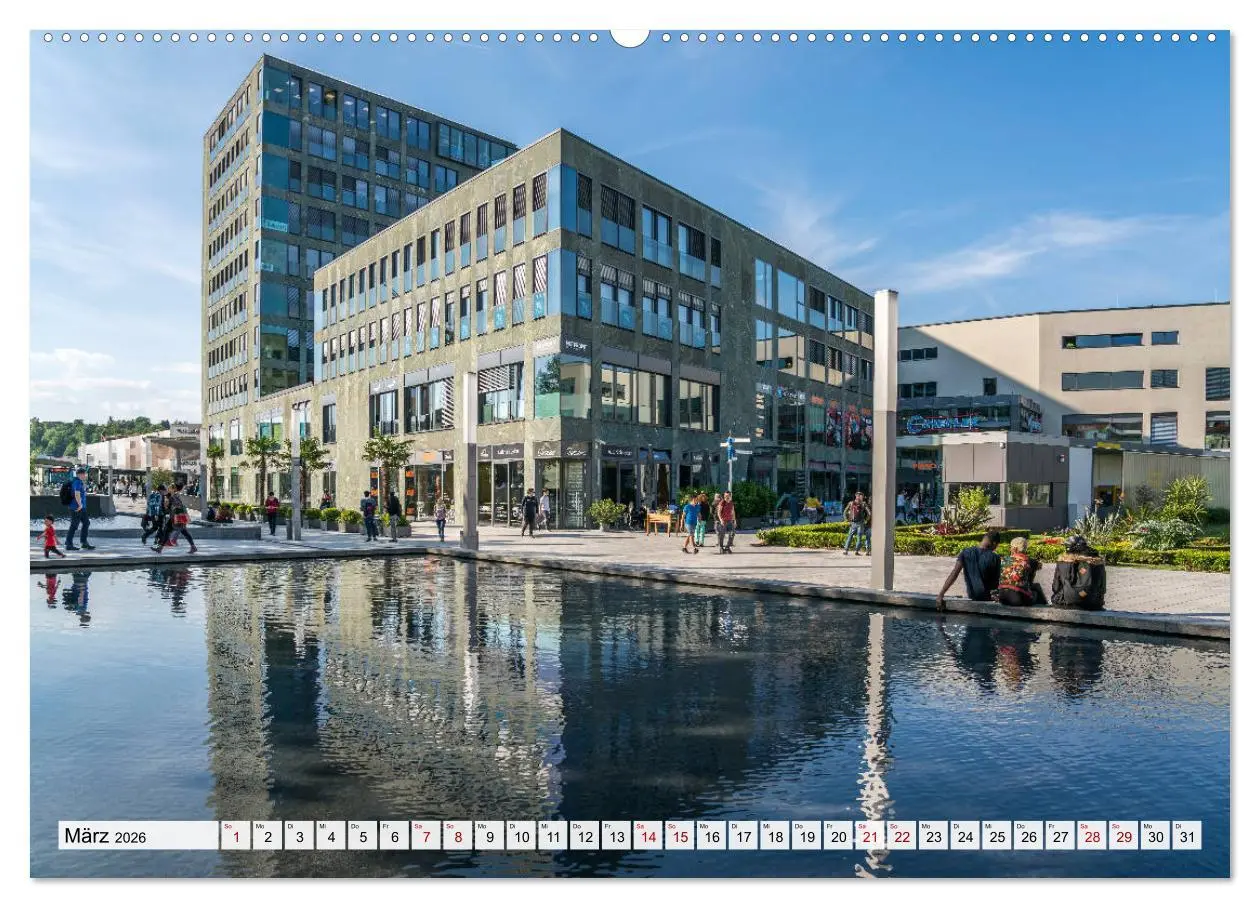 Bild: 9783457689806 | Drei Flüsse Stadt Passau (hochwertiger Premium Wandkalender 2026...