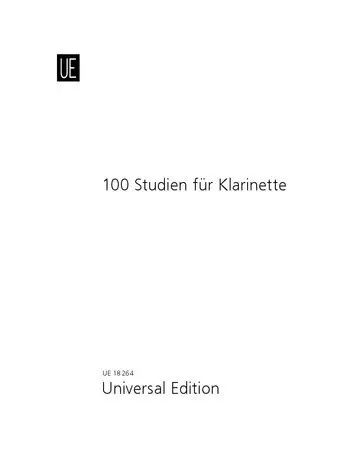 Cover: 9783702419806 | 100 Studien | Klarinette. Partitur. | Gunther Joppig (u. a.) | Buch