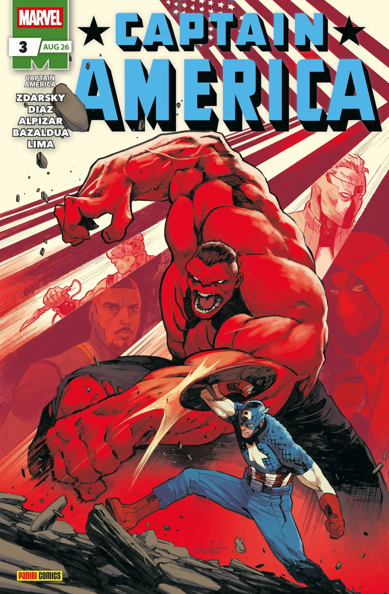 Cover: 9783741649806 | Captain America (2. Serie) | Bd. 3 | Chip Zdarsky (u. a.) | Buch