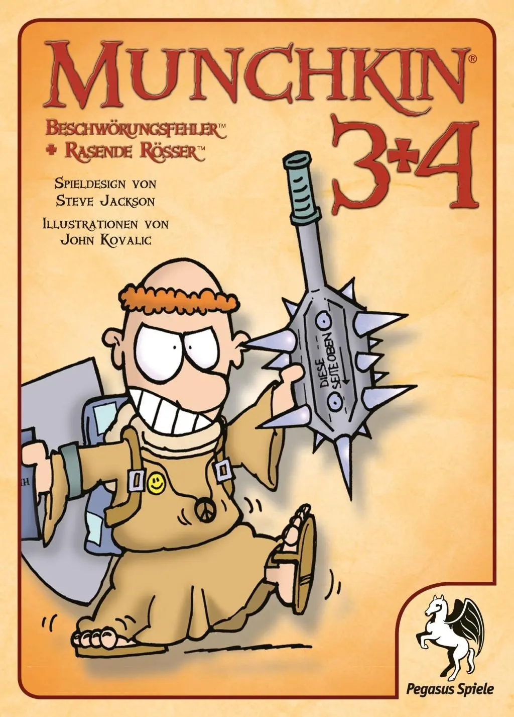 Cover: 4250231709906 | Munchkin 3+4 | Beschwörungsfehler / Rasende Rösser | Steve Jackson