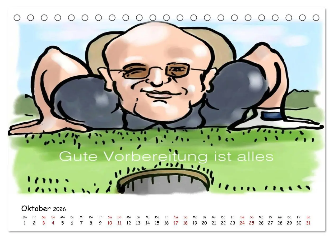 Bild: 9783457749906 | Golfkalender für Anfänger und alle die Spaß am Golfen haben...