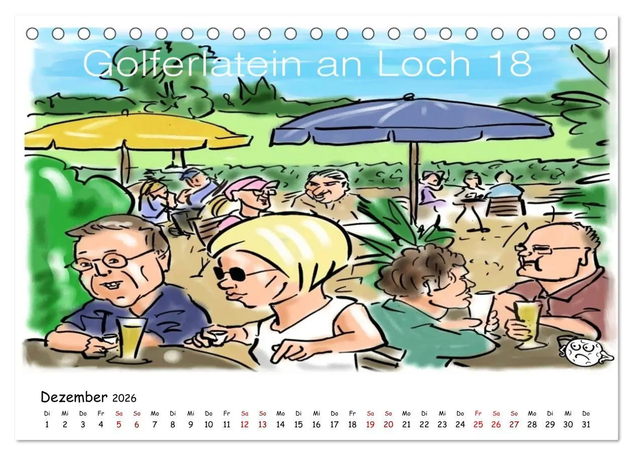 Bild: 9783457749906 | Golfkalender für Anfänger und alle die Spaß am Golfen haben...