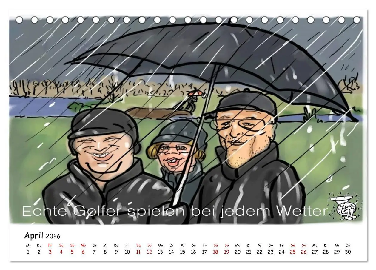 Bild: 9783457749906 | Golfkalender für Anfänger und alle die Spaß am Golfen haben...