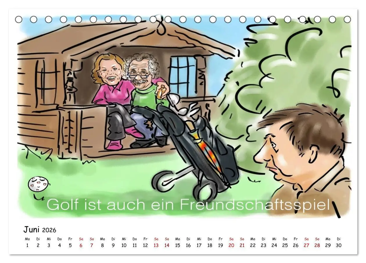 Bild: 9783457749906 | Golfkalender für Anfänger und alle die Spaß am Golfen haben...