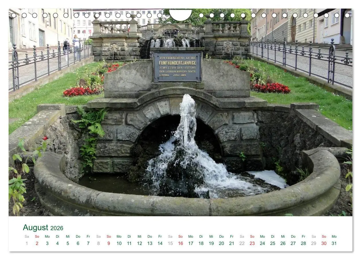 Bild: 9783516219906 | Residenzstadt GOTHA (Wandkalender 2026 DIN A4 quer), CALVENDO...