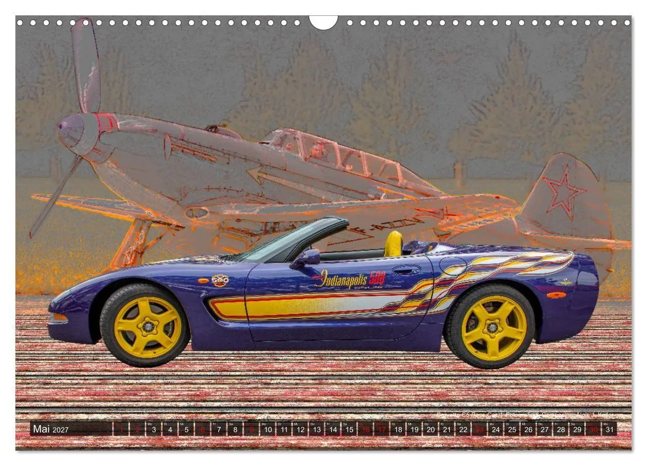 Bild: 9783569549906 | Corvette Photocomposing (Wandkalender 2027 DIN A3 quer), CALVENDO...