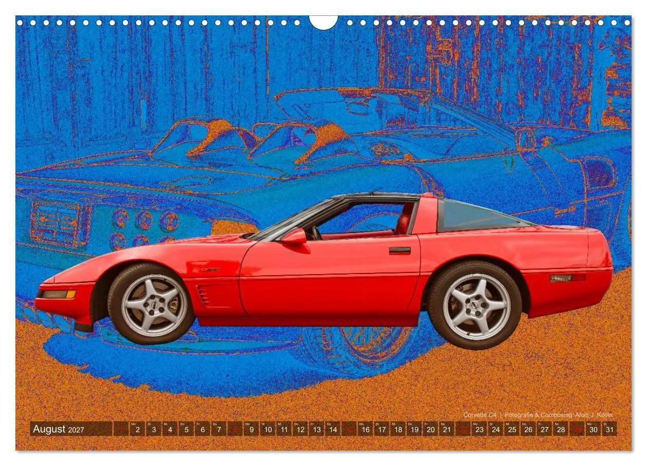 Bild: 9783569549906 | Corvette Photocomposing (Wandkalender 2027 DIN A3 quer), CALVENDO...