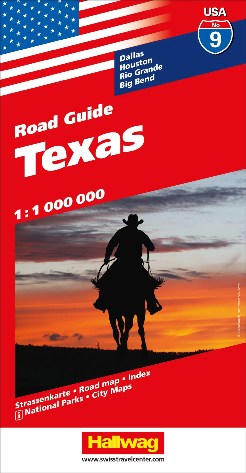 Cover: 9783828309906 | Hallwag Strassenkarte USA, Texas 1:1 Mio. | Hallwag Kümmerly+Frey AG