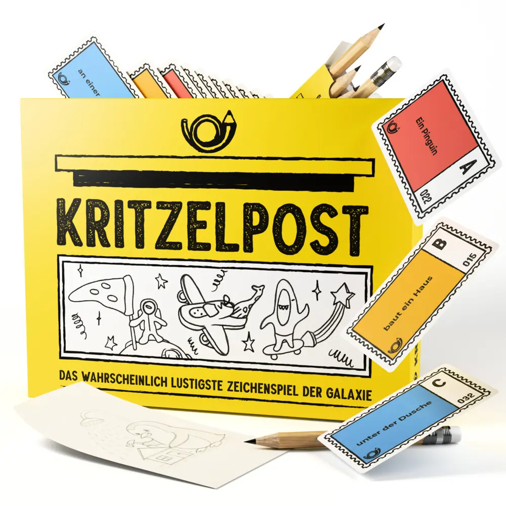 Cover: 4262538230007 | Kritzelpost Das lustige Zeichenspiel | Spiel | TV-KP-01 | Deutsch