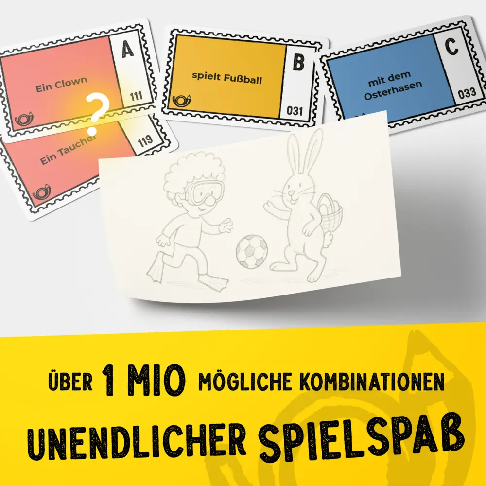 Bild: 4262538230007 | Kritzelpost Das lustige Zeichenspiel | Spiel | TV-KP-01 | Deutsch