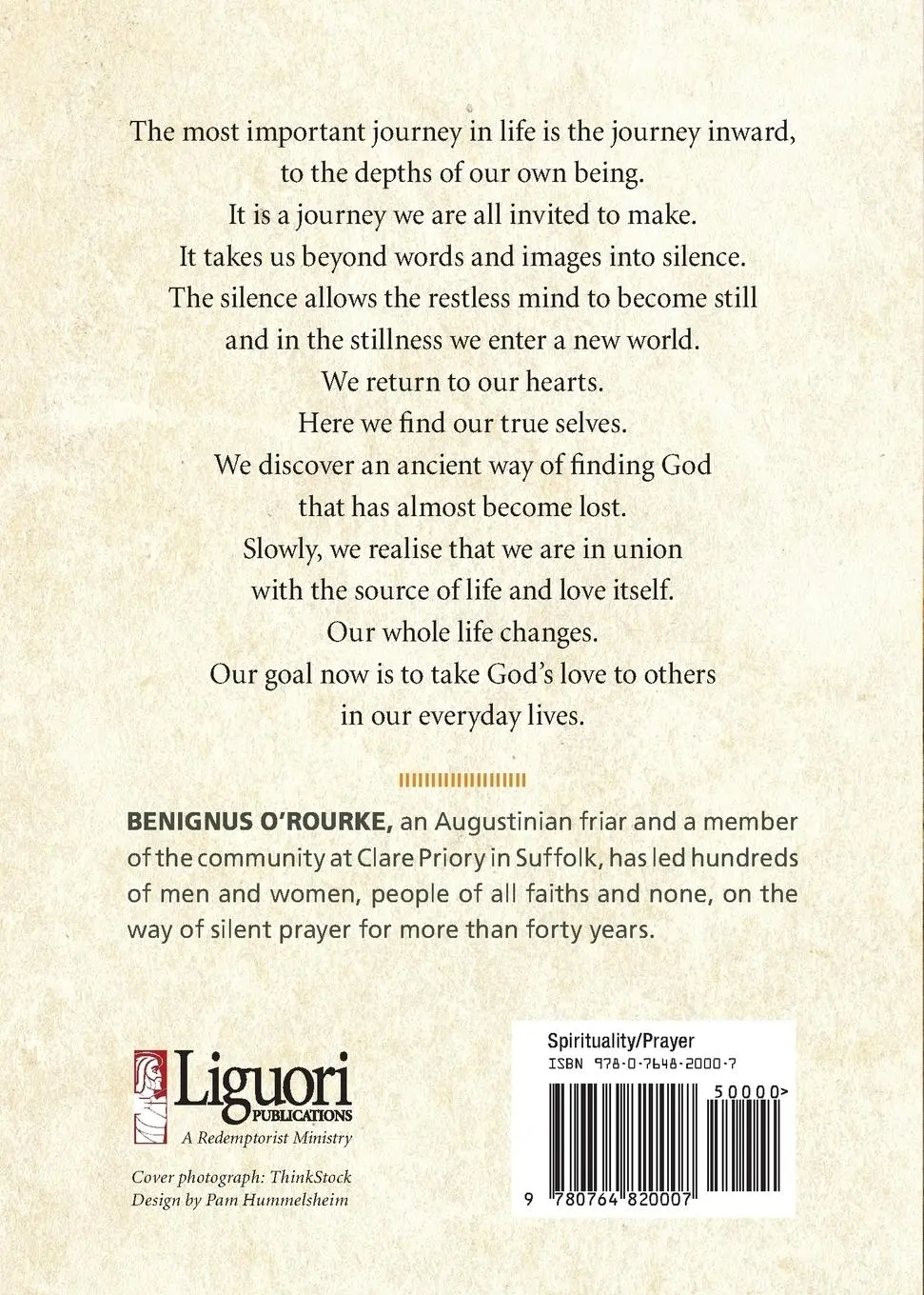 Rückseite: 9780764820007 | Finding Your Hidden Treasure | The Way of Silent Prayer | O'Rourke
