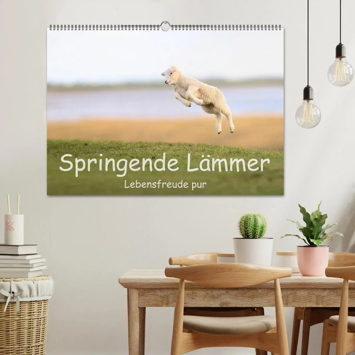 Bild: 9783457790007 | Springende Lämmer: Lebensfreude pur (Wandkalender 2026 DIN A2...