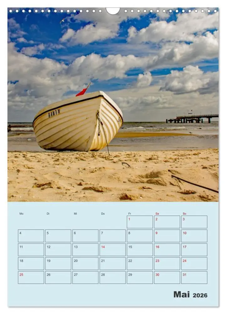 Bild: 9783516330007 | Kaiserbäder auf Usedom (Wandkalender 2026 DIN A3 hoch), CALVENDO...