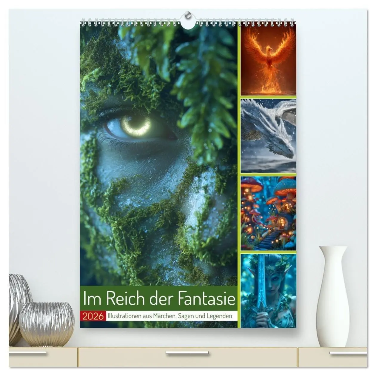 Cover: 9783516710007 | Im Reich der Fantasie (hochwertiger Premium Wandkalender 2026 DIN...