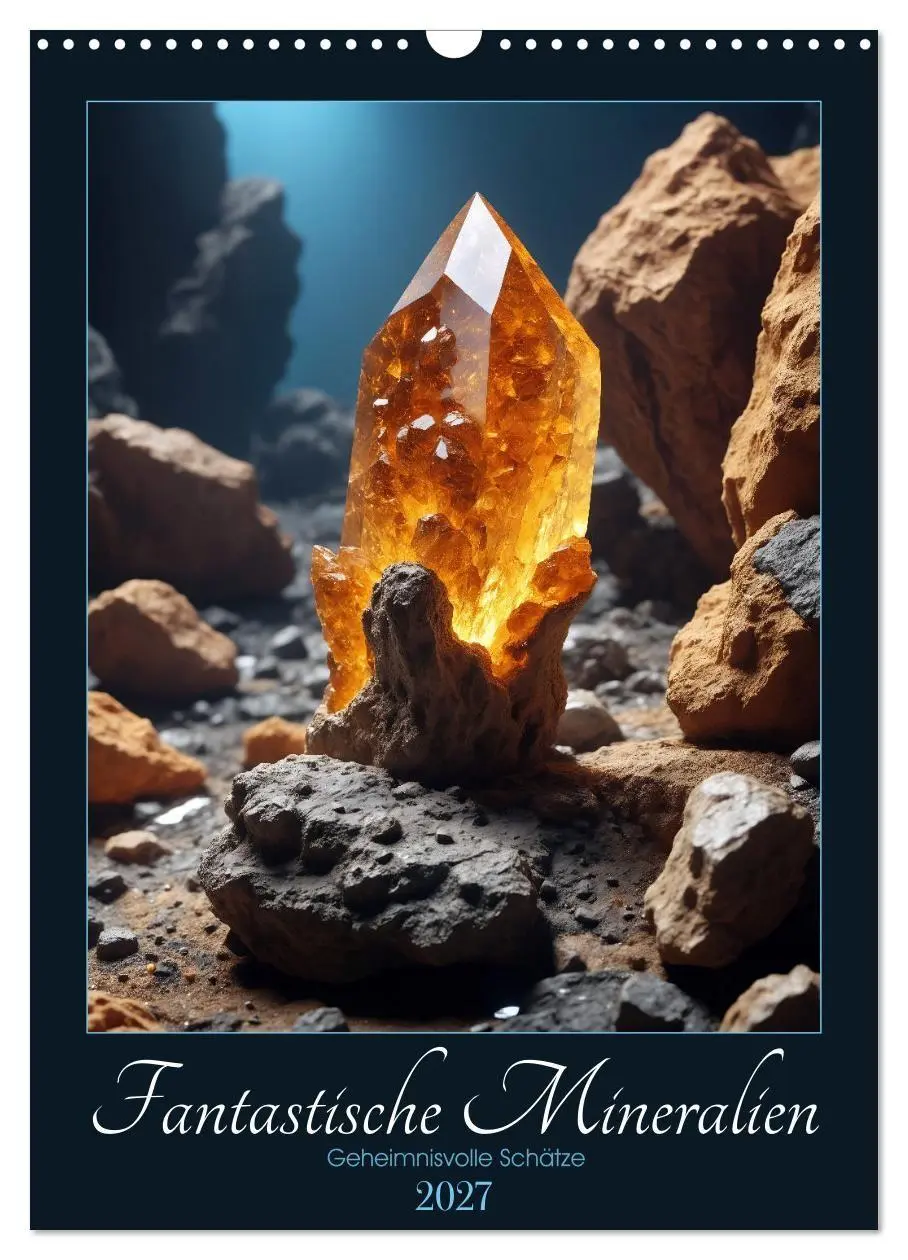 Cover: 9783569110007 | Fantastische Mineralien - Geheimnisvolle Schätze (Wandkalender 2027...