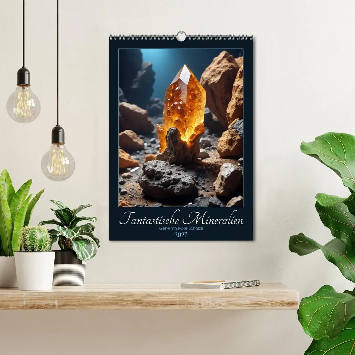 Bild: 9783569110007 | Fantastische Mineralien - Geheimnisvolle Schätze (Wandkalender 2027...