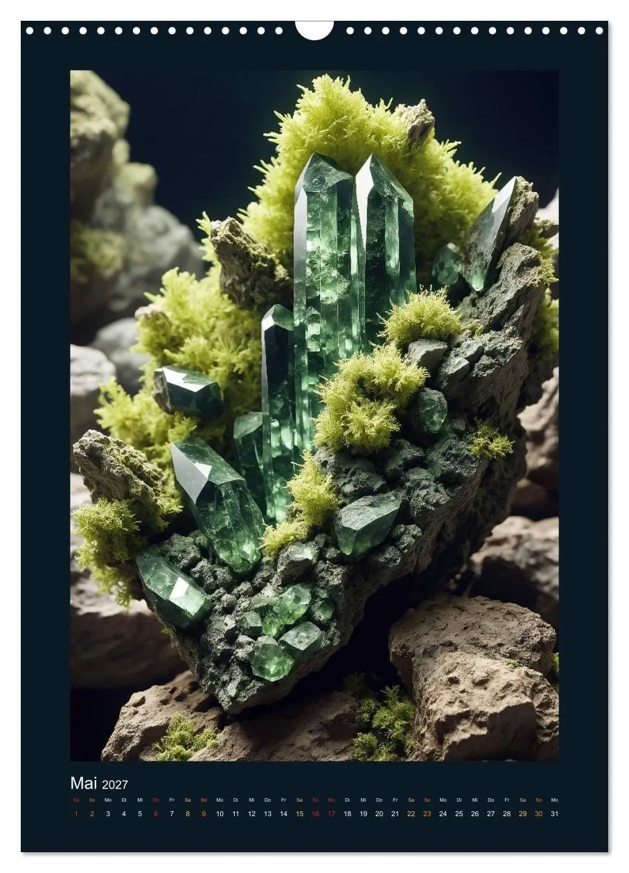 Bild: 9783569110007 | Fantastische Mineralien - Geheimnisvolle Schätze (Wandkalender 2027...