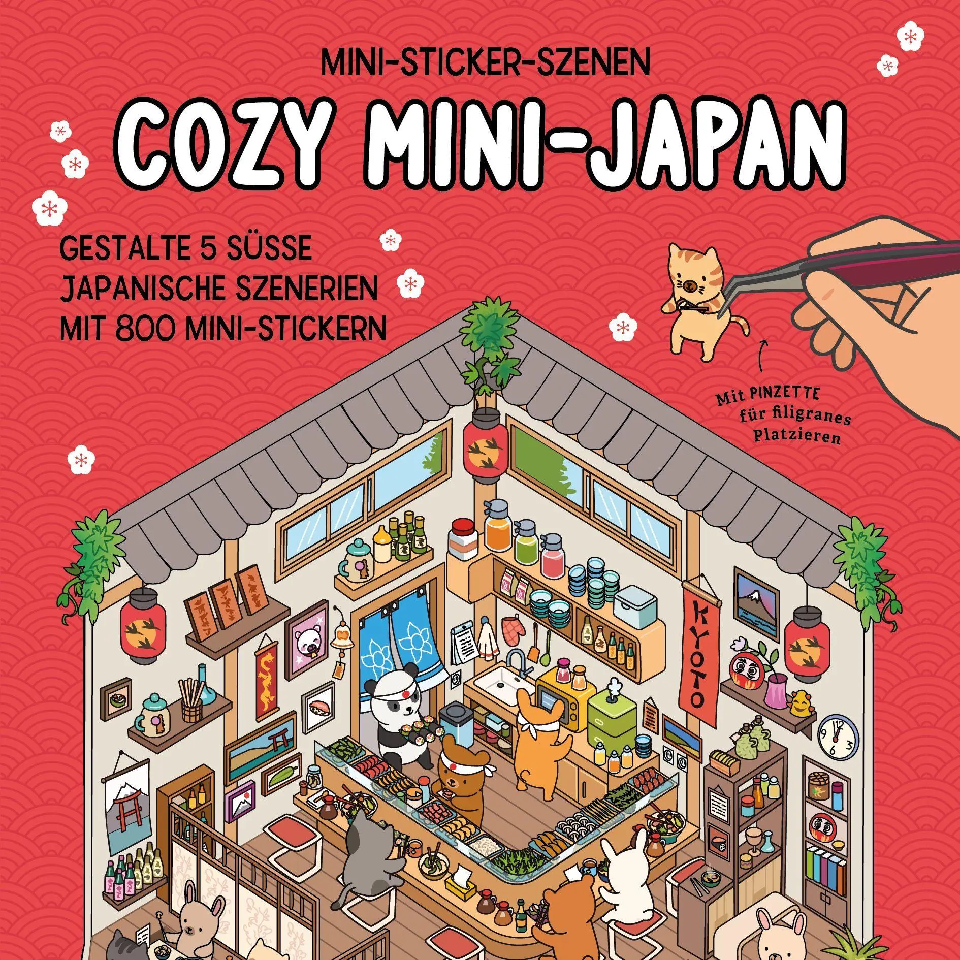 Cover: 9783625300007 | Mini-Sticker-Szenen - Cozy Mini-Japan | Alain Boyer | Taschenbuch