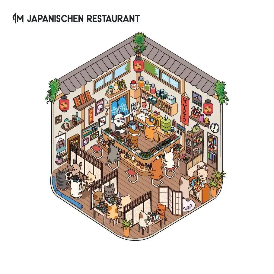 Bild: 9783625300007 | Mini-Sticker-Szenen - Cozy Mini-Japan | Alain Boyer | Taschenbuch