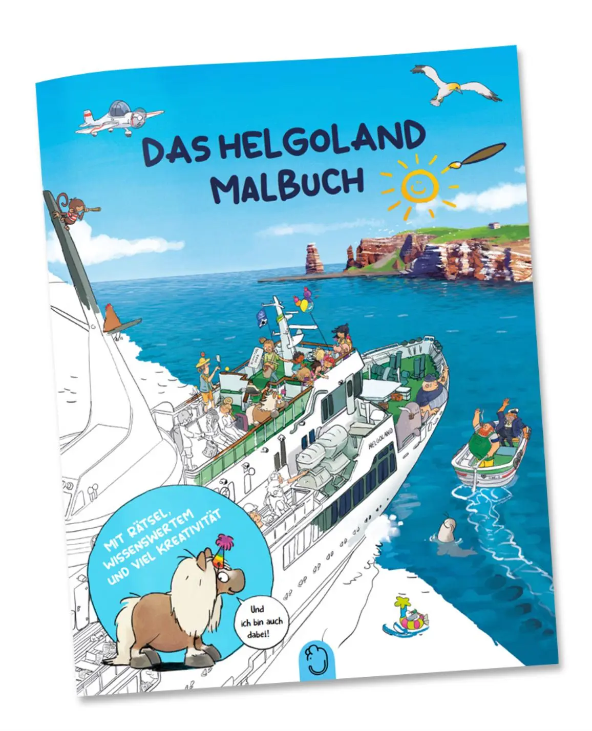 Cover: 9783988980007 | Das Helgoland Malbuch | Jannes Weber | Broschüre | 32 S. | Deutsch
