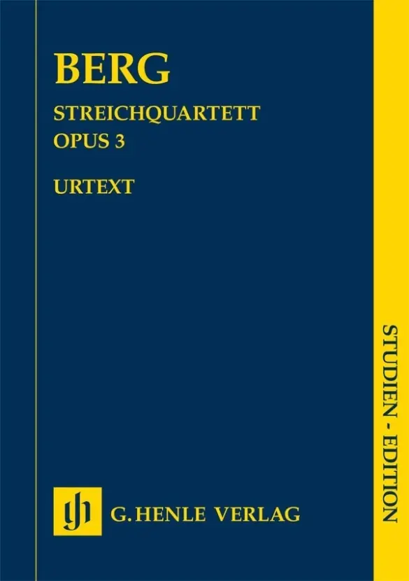 Cover: 9790201870007 | Alban Berg - Streichquartett op. 3 | Besetzung: Streichquartette