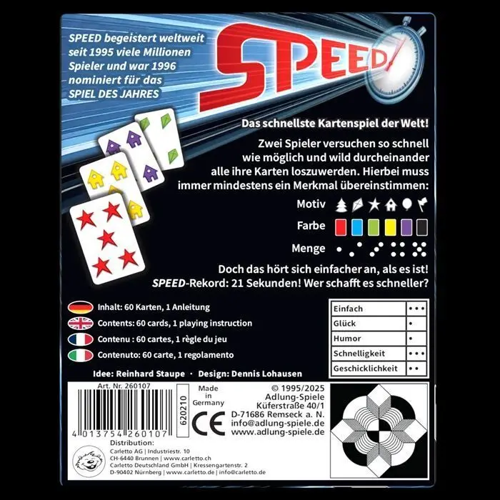 Bild: 4013754260107 | ADLUNG - Speed (mult) | Spiel | In Karton | 3126010 | Deutsch | 2026