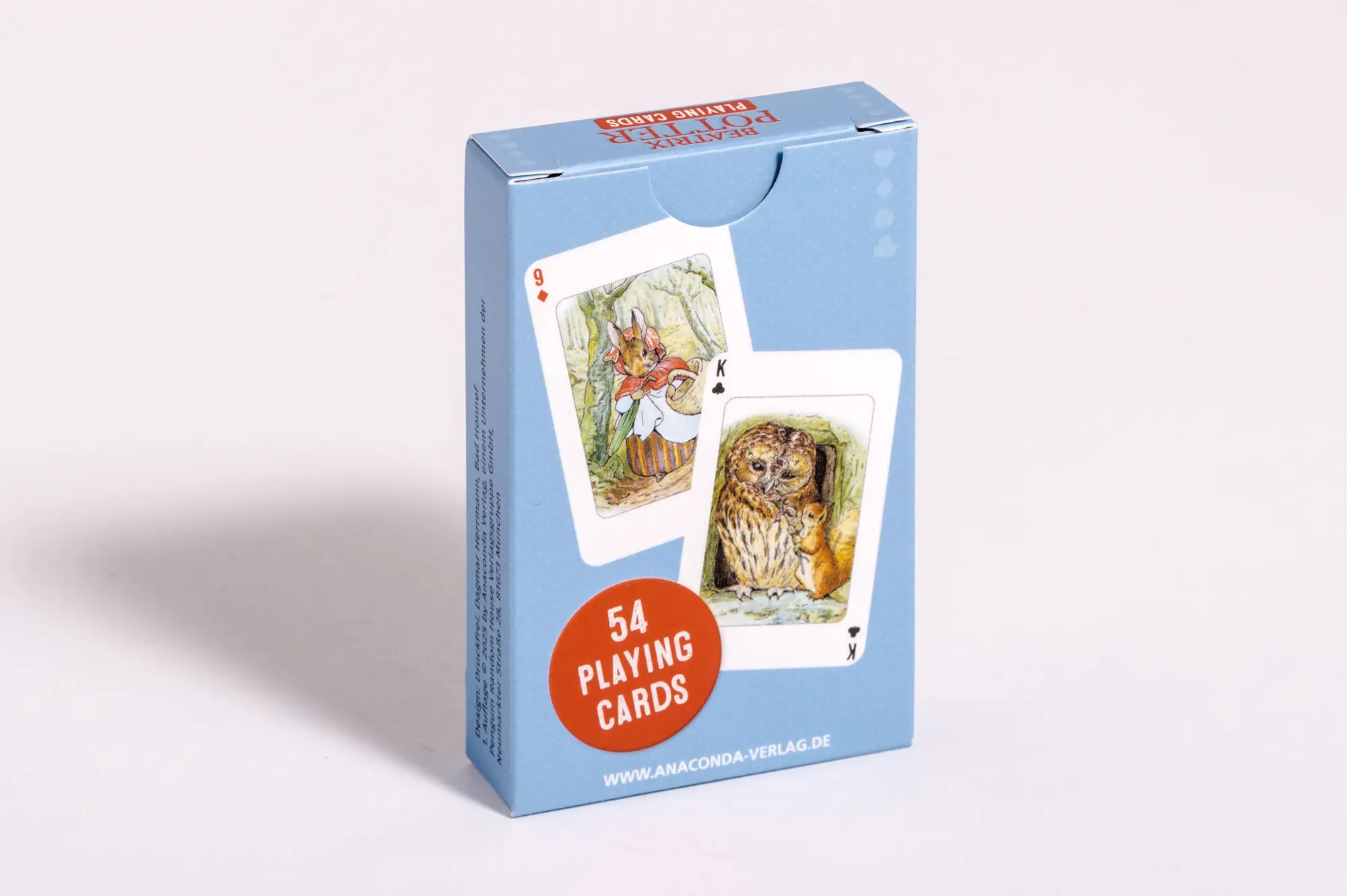 Bild: 4250940200107 | Kartenspiel Beatrix Potter. 54 Spielkarten mit 53 Motiven von Peter...