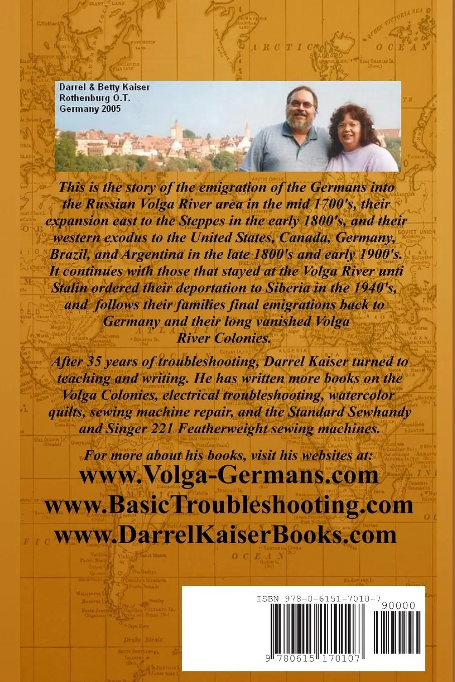 Rückseite: 9780615170107 | Emigration to and from the German-Russian Volga Colonies | Kaiser